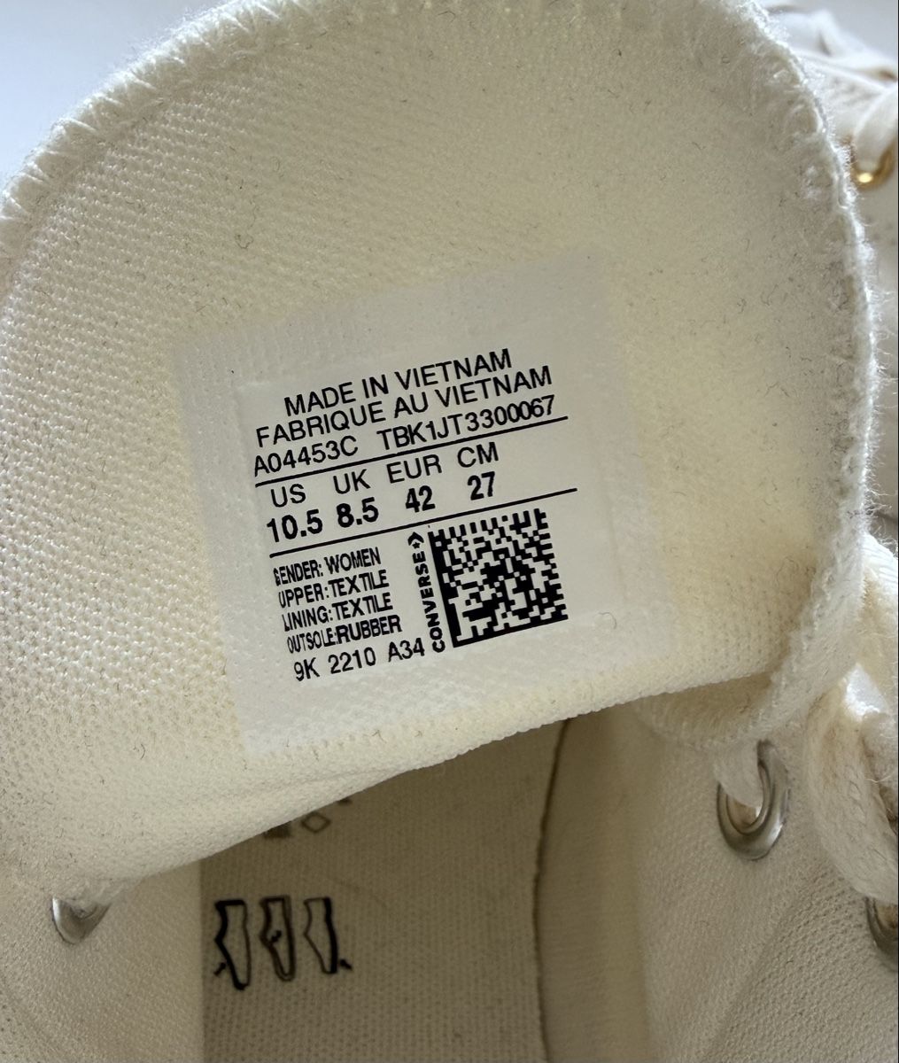 Converse Damenschuhe: Converse Chuck Taylor All Star Sneaker High Gr. 42 – Neu (gemäss Beschreibung) aus Grosswangen von koko_33 7