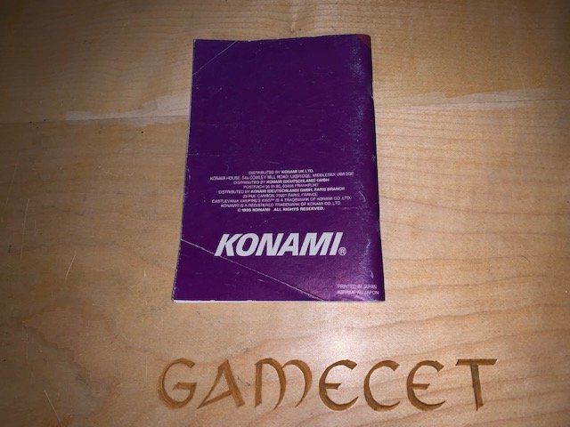 Jeux: Castlevania Vampire Kill Anleitung SNES – D'occasion à Steinach par Gamecet 1