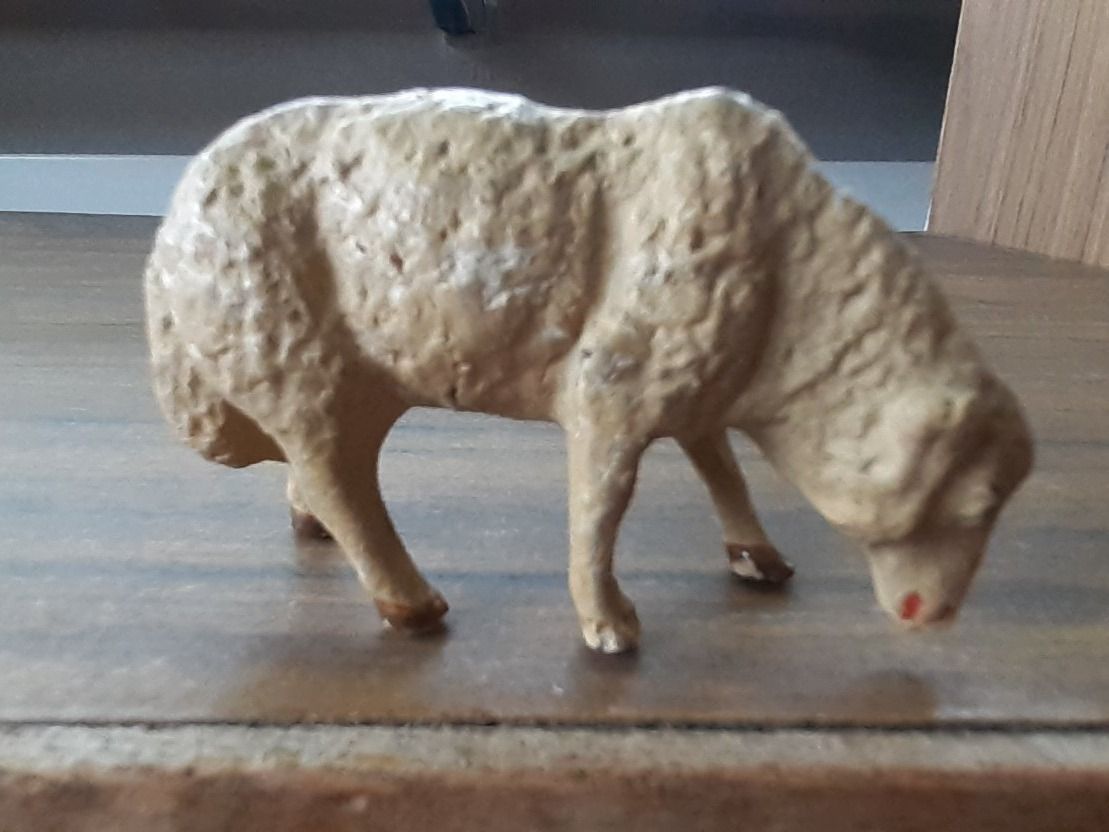 Statuette: Krippenfigur antik - Schaf Nr.2 – Usato da Mörschwil venduto da lindaswunderkiste 2