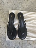 Zara black heeled sandals size 39