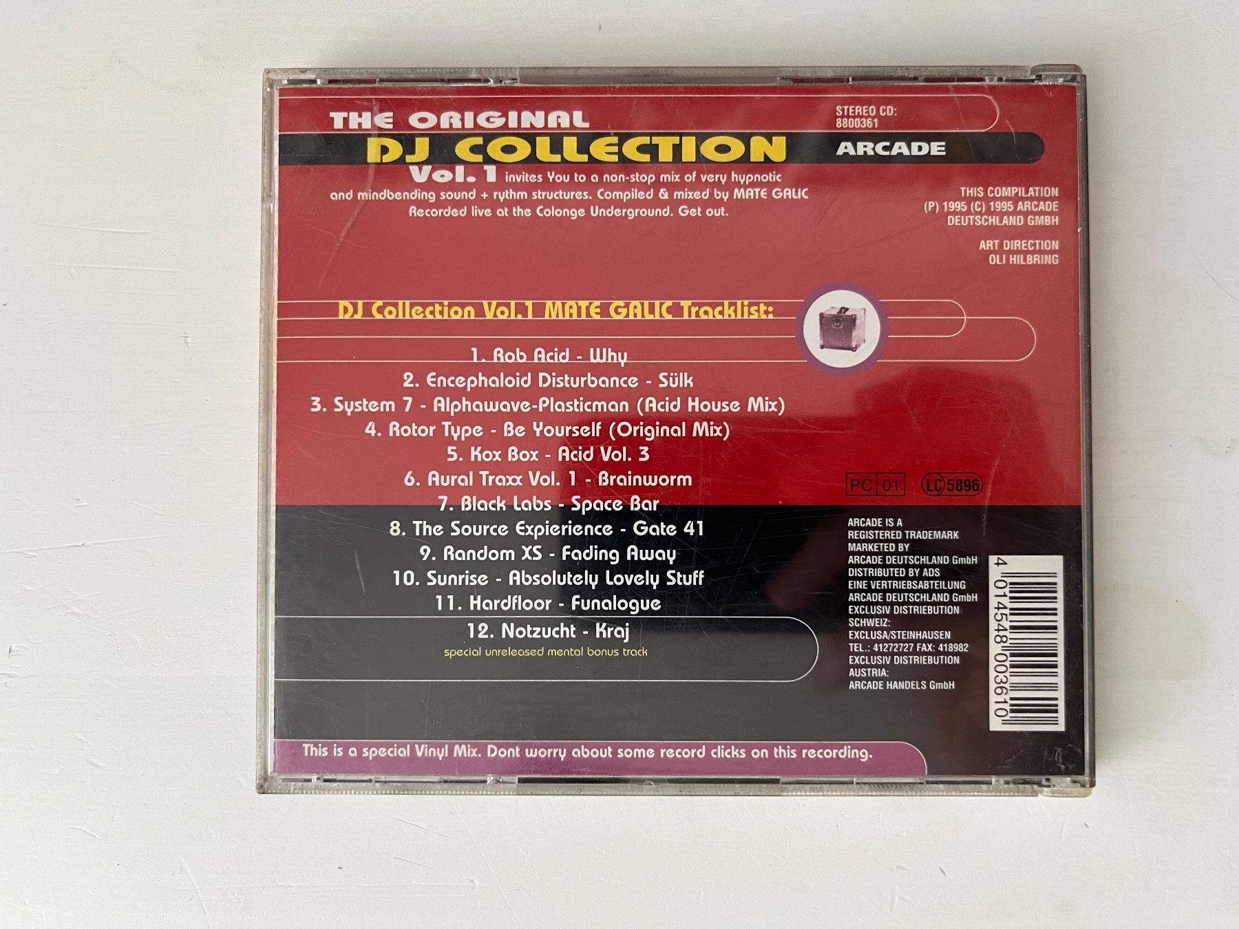 CD: DJ Collection Vol. 1 - Mate Galic - CD 💿 – Usato da Sierre venduto da black.box 1