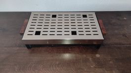 Kultiger Mid-Century Plattenwärmer / Rechaud (2-flammig)