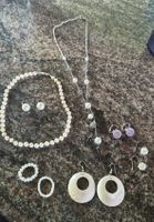 ✨️ Schmuckset Lot Perlen, Strass ✨️