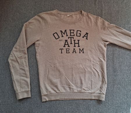 Sweatshirt Omega ATH Team beige, 100% Baumwolle, M