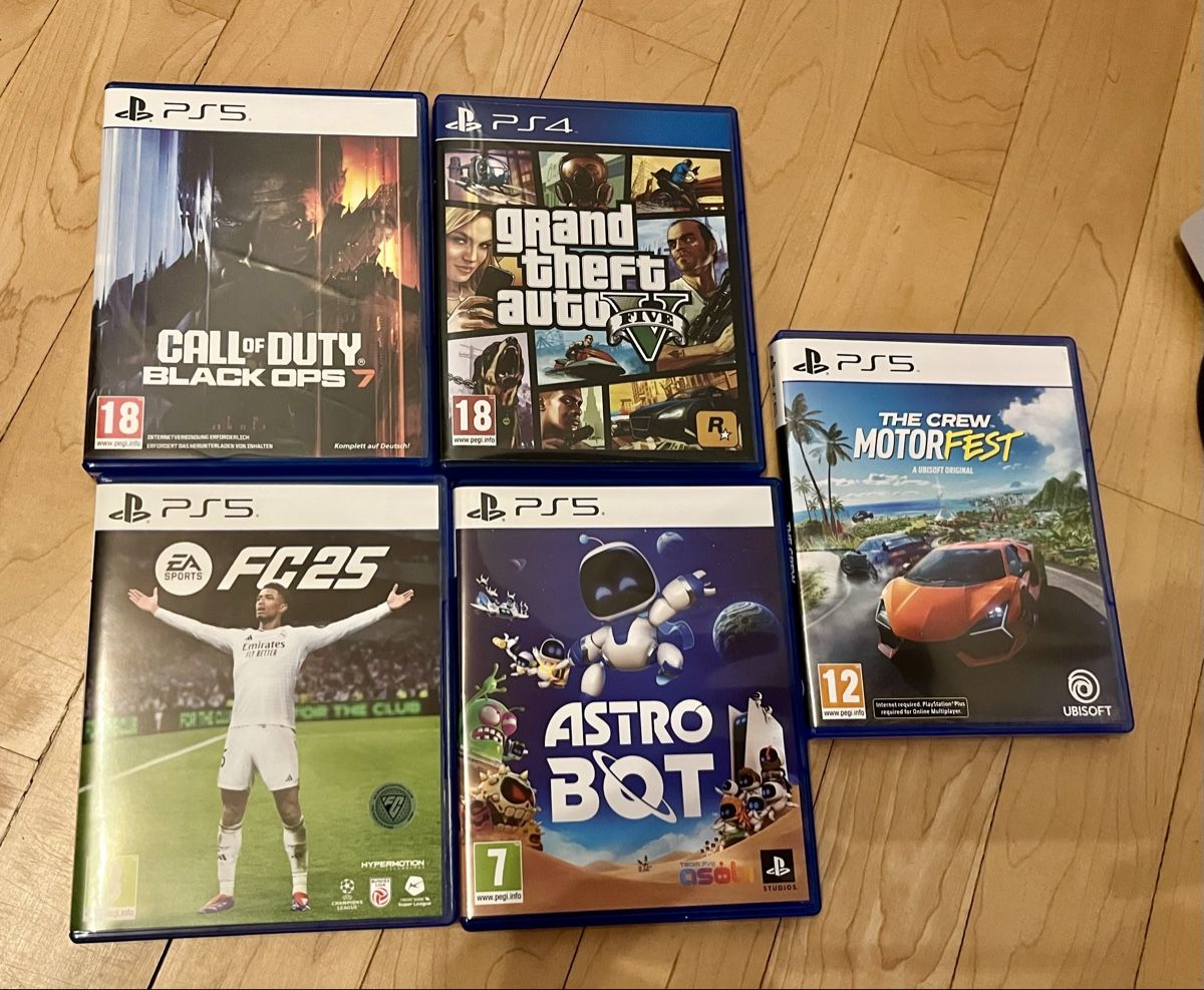 Sony Konsolen: Playstation 5 (inkl. Controller + 5 Spiele) – Gebraucht aus Fahrwangen von rocer7 5