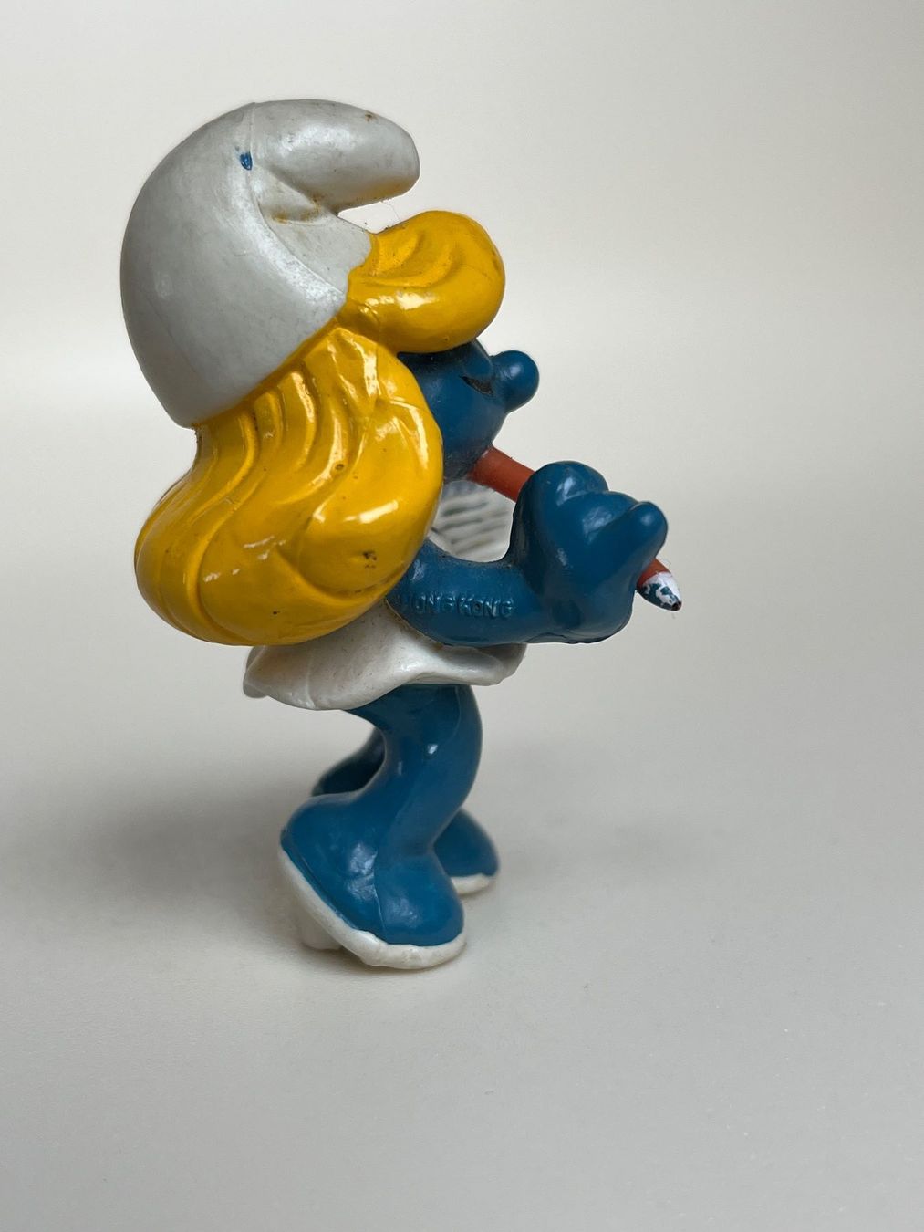 Statuette: Schlumpfine mit Stift und Notizblock – Usato da Winterthur venduto da Wusa01 3