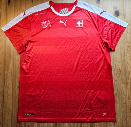 Trikot Schweiz Puma vintage XXL Schweizer Fussball Nati WM