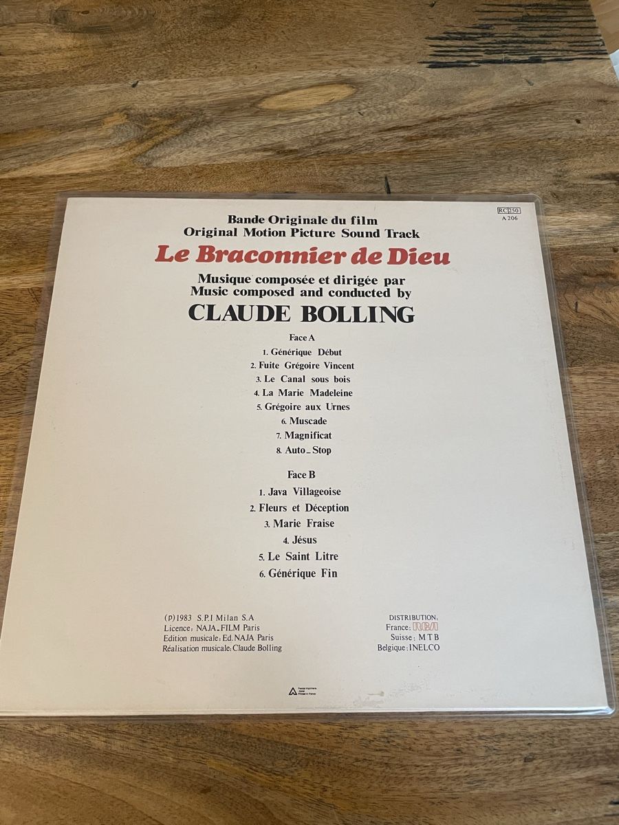 Schallplatten: Le Braconnier de Dieu - Claude Bolling – Gebraucht aus Hombrechtikon von baersandro 1