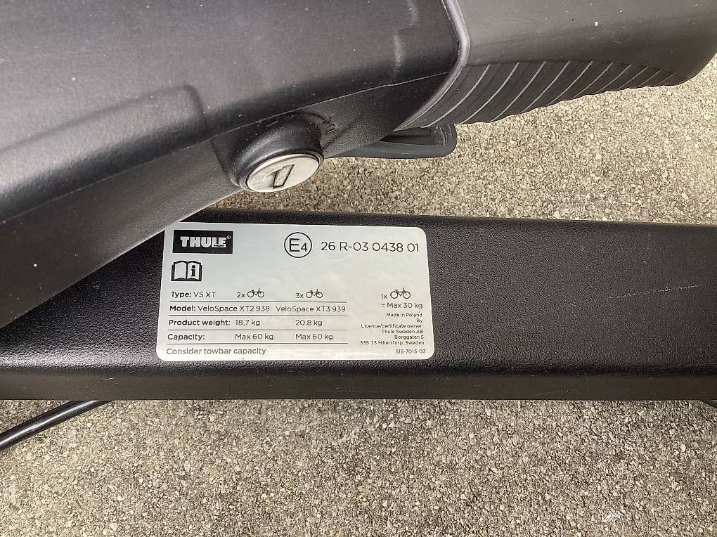 Thule Sonstiges Fahrzeugzubehör: Porte vélos Thule Velospace XT 2 – Gebraucht aus Farvagny-le-Grand von 7740roland 2