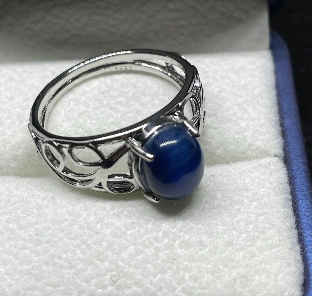 Anelli: Kyanite Ring, Sterling Silber Gr. 61 – Nuovo (secondo la descrizione) da Thun venduto da Creative-Art-Tess 5