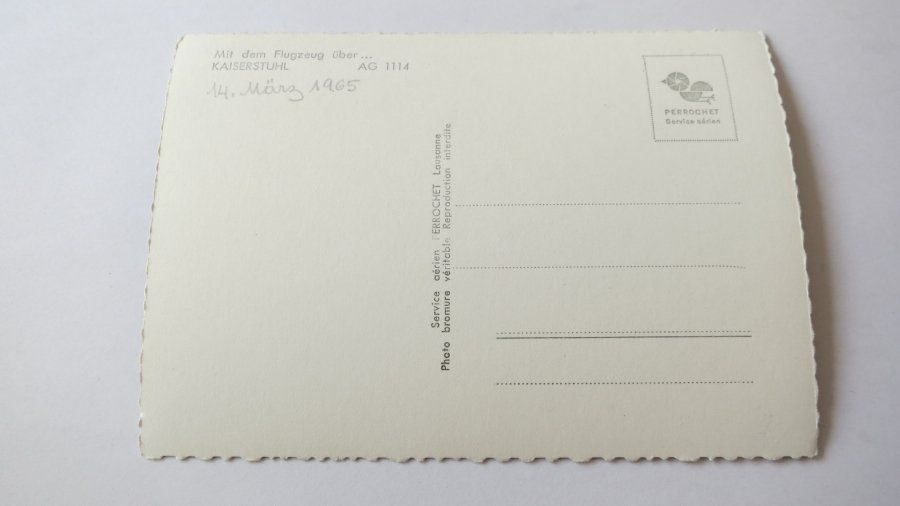 Cartoline postali: Kaiserstuhl / AG - um ca. 1965 – Usato da Jona venduto da centumprata 1