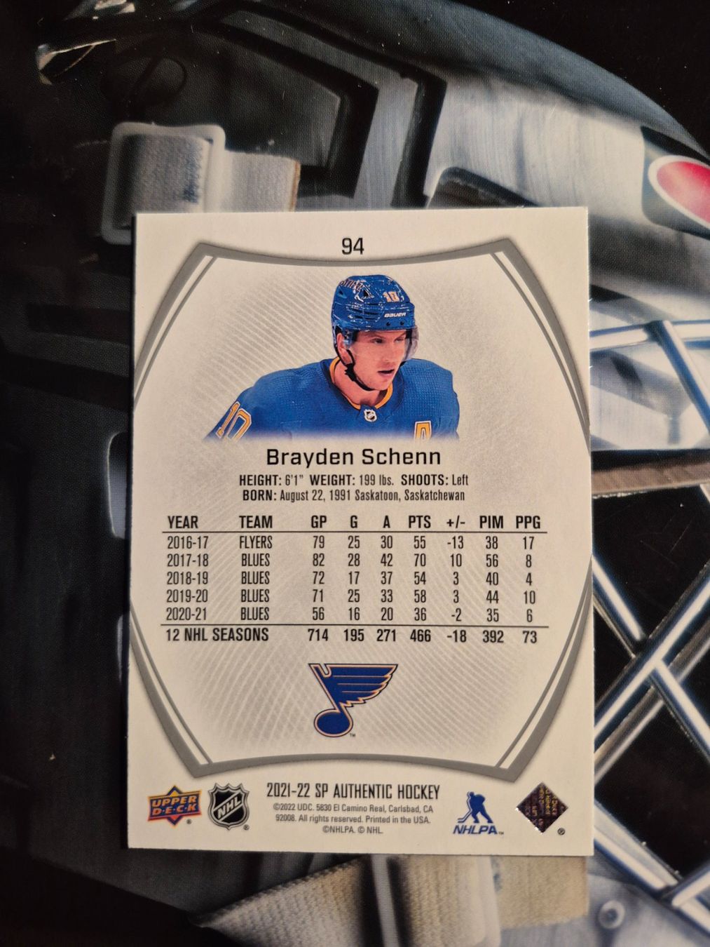NHL Carte collezionabili: NHL Brayden Schenn St. Louis Blues – Usato da Treiten venduto da Sauber73 1