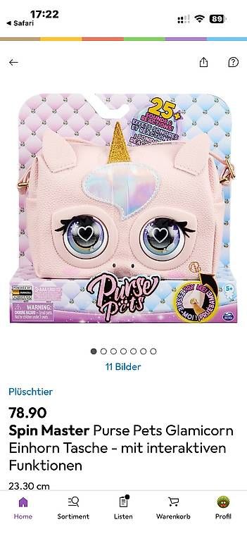 Borse & Zaini: Purse Pets Tasche für Mädchen – Usato da Bülach venduto da Peron83 3