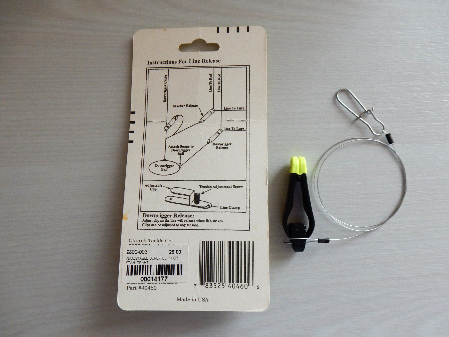 Köder: Fixer Schlepp Release Clips für Downrigger – Neu und originalverpackt aus Bellmund von flo50 1