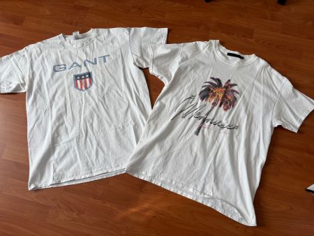 2 T’Shirt Gant und Mennage L