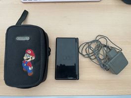 Nintendo DS Lite schwarz defekt mit Tasche und Ladekabel
