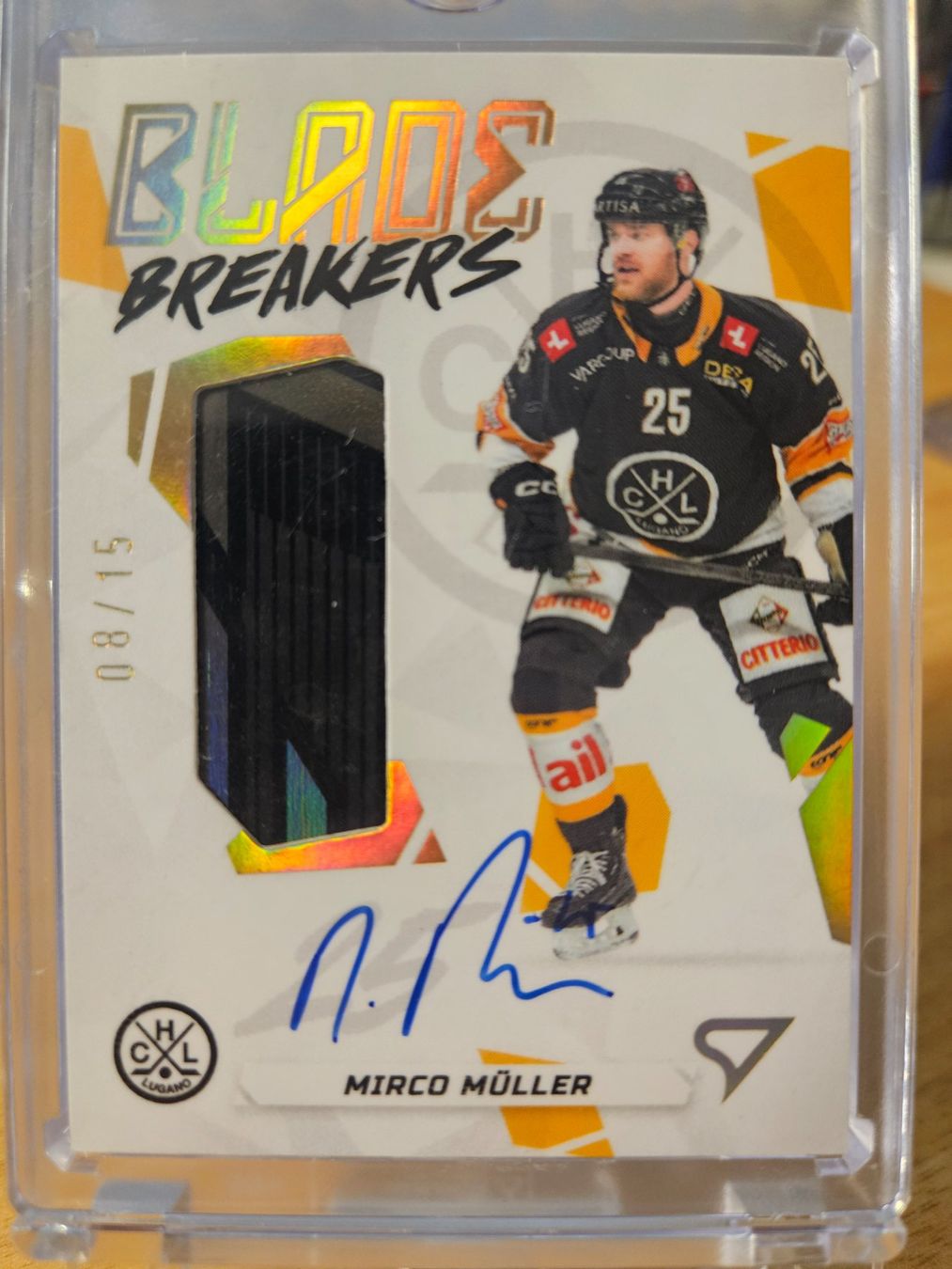 Sportzoo Cartes à collectionner: Blade Breakers - Mirco Müller - 08/15 - HC Lugano – Neuf (Voir description) à Nänikon par AdrianL