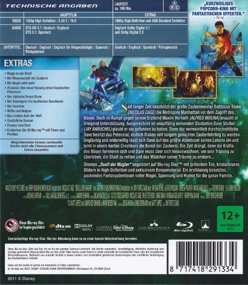 Tutti i DVDs: Duell der Magier (Blu-ray) – Nuovo (secondo la descrizione) da Volketswil venduto da Fraese1 1