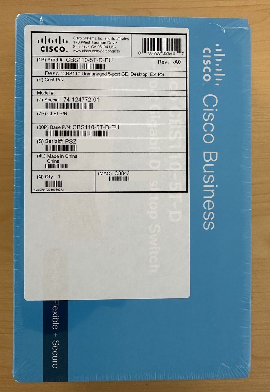 Hub & Switch: Cisco - Switch - CBS110-5T-D-EU – Nuovo e nell'imballaggio originale da Dielsdorf venduto da Empowered 1