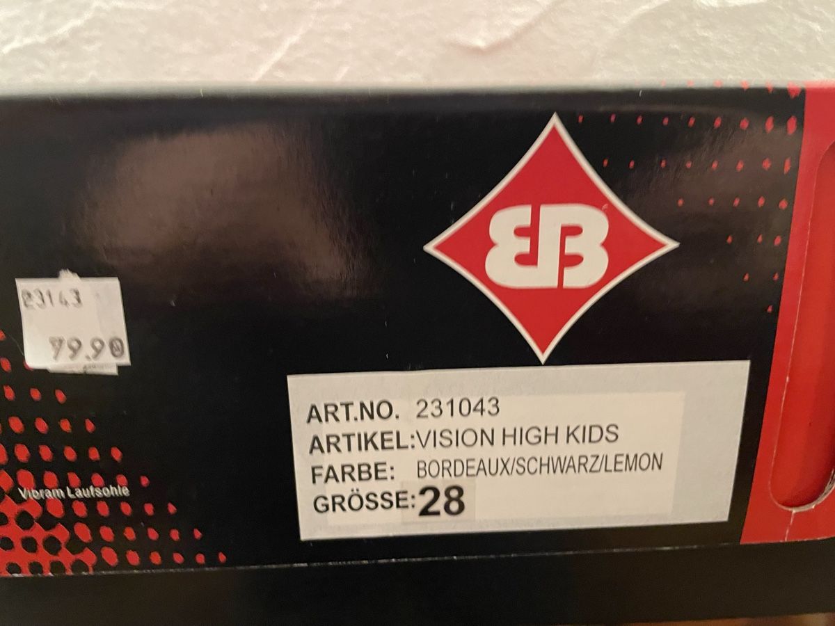 Scarpe per ragazzi: Kinder Wandernschuhe neu 28 – Nuovo e nell'imballaggio originale da Rueras venduto da frausnow12 4