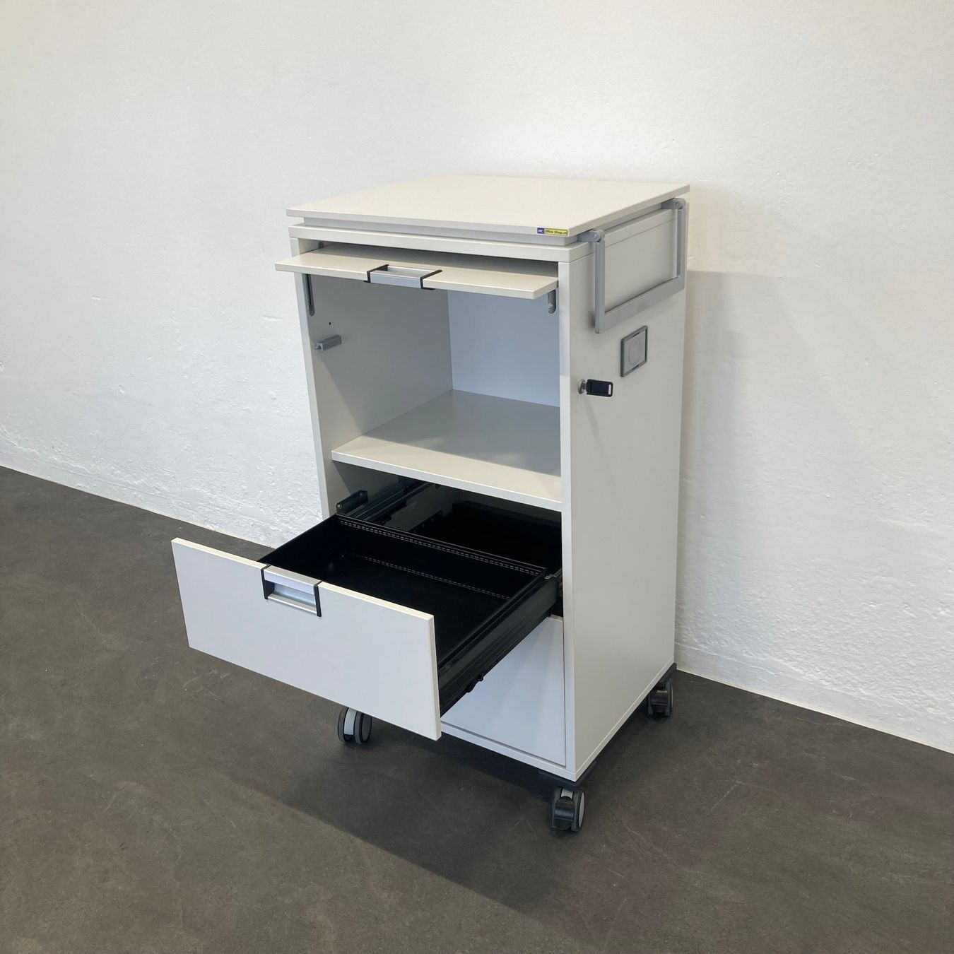 Armadi: Steelcase Moby Roll-Caddy - Weiss - mit Hängerahmen - mit – Usato da Schönenwerd venduto da mcofficeshop 5