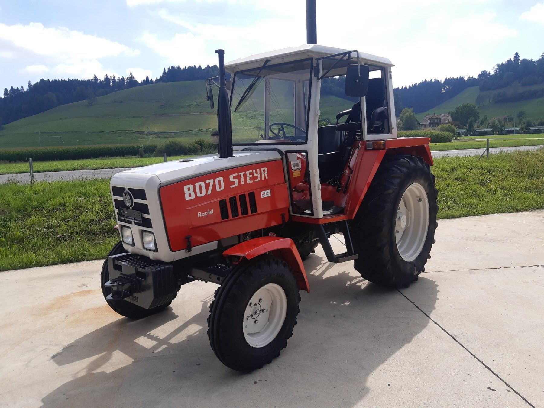 Traktoren: Traktor Steyr 8070 Ab Service – Gebraucht aus Gettnau von jeh_yf6z