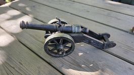 Deko Kanone Messing Modell 30 cm Länge guter Zustand
