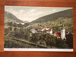Postkarte  Langenbruck 1924 Litho 1906  (P577)