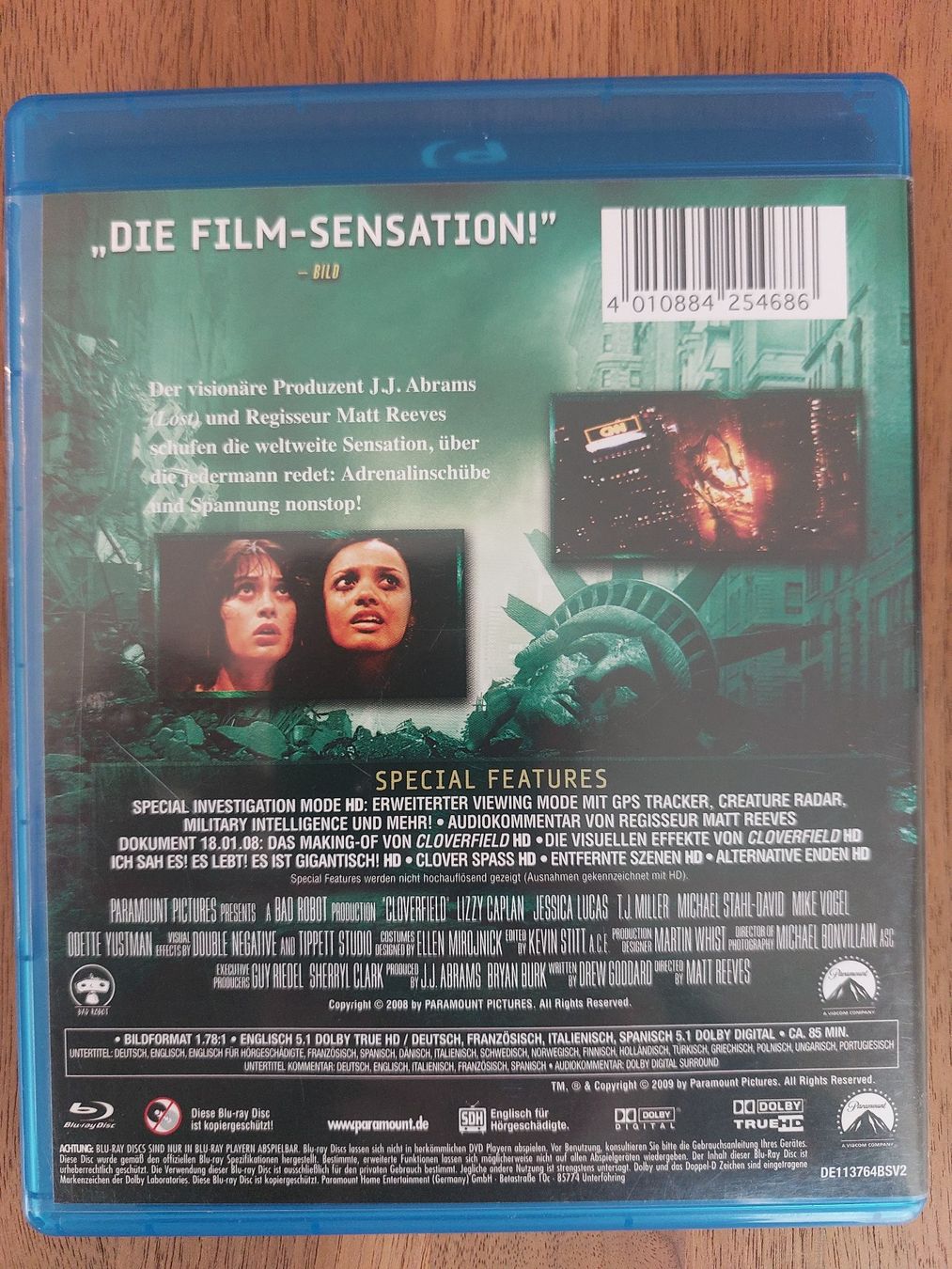 Tutti i DVDs: Blu-Ray - Cloverfield – Usato da Rheinfelden venduto da FilmAuktion 1