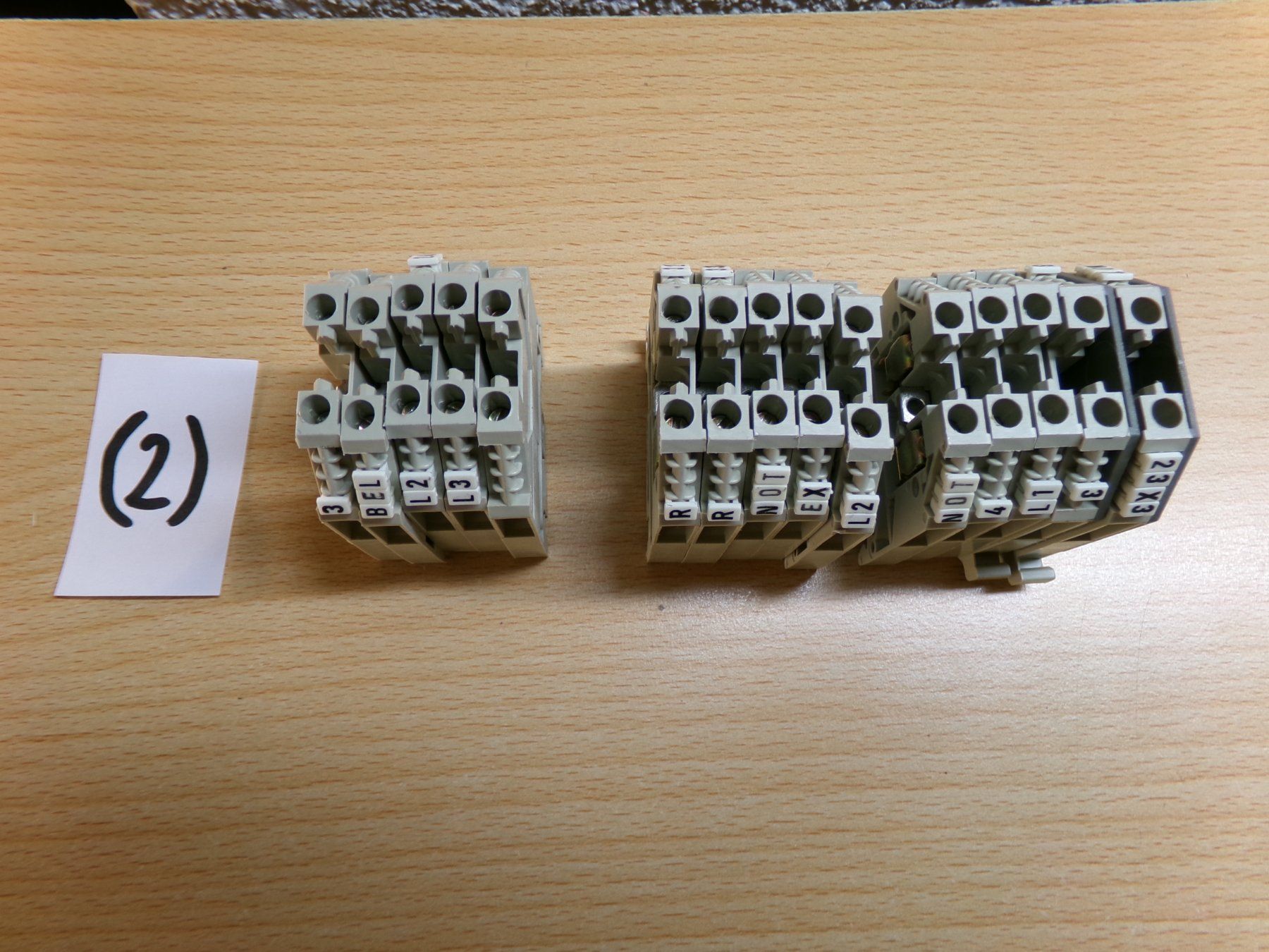 Elektronikbauteile: 15St. Klemme hellgrau 4mm2 WK4/U (2) – Gebraucht aus Hombrechtikon von Maloev17