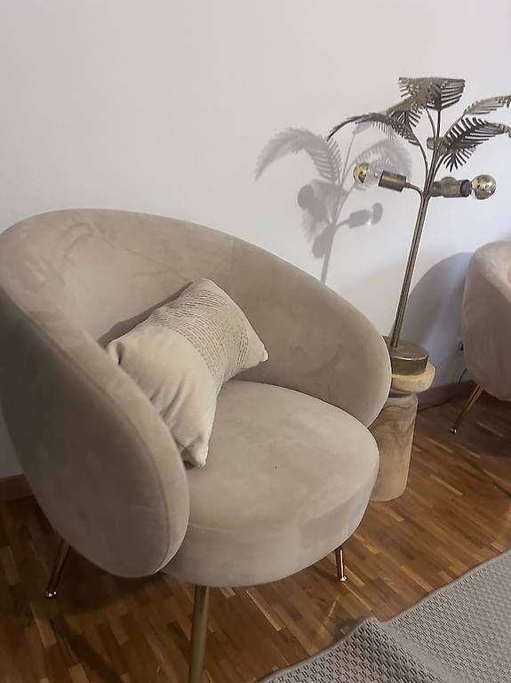 Maisons du monde Poltrone: 2 fauteuils beige / doré maison du monde – Nuovo (secondo la descrizione) da Bussigny venduto da hfr_j6yv 2