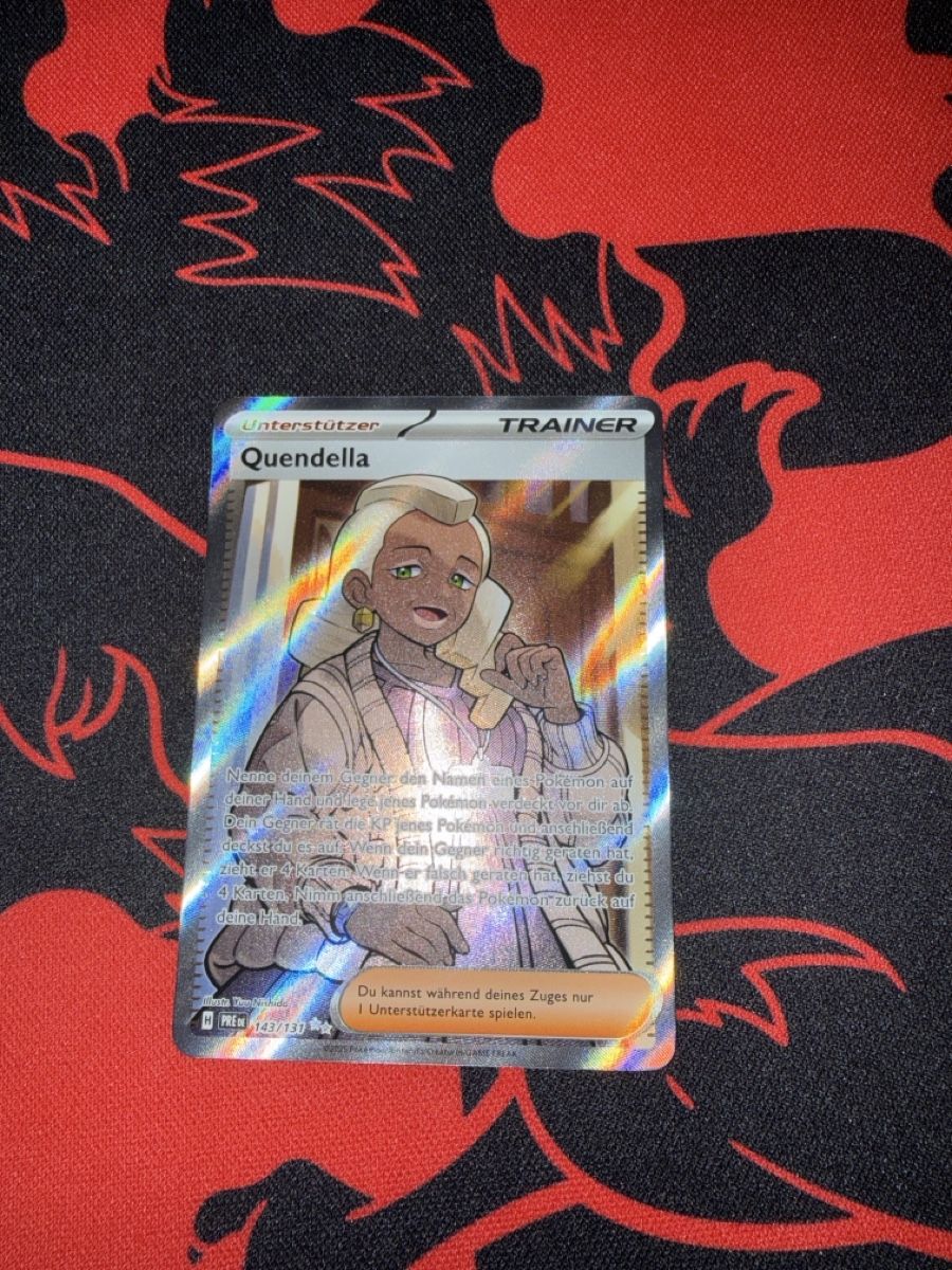 Pokémon Carte collezionabili: Pokémon Karte Trainer Quendella Holo  – Nuovo (secondo la descrizione) da Basel venduto da ari_s727