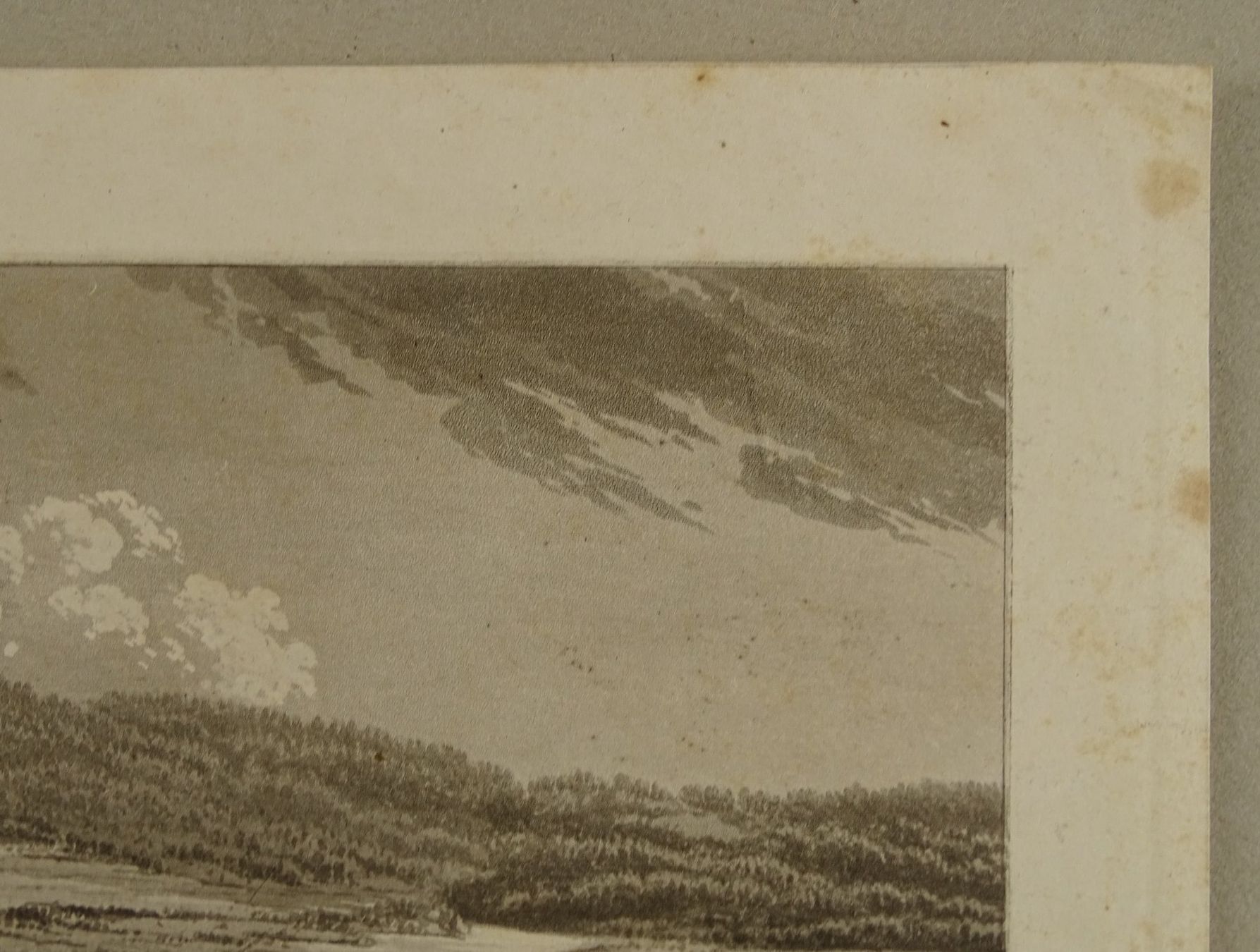 Incisioni: TÖSS, WINTERTHUR, AQUATINTA 1845 – Usato da Grüningen venduto da Kartensammler 4