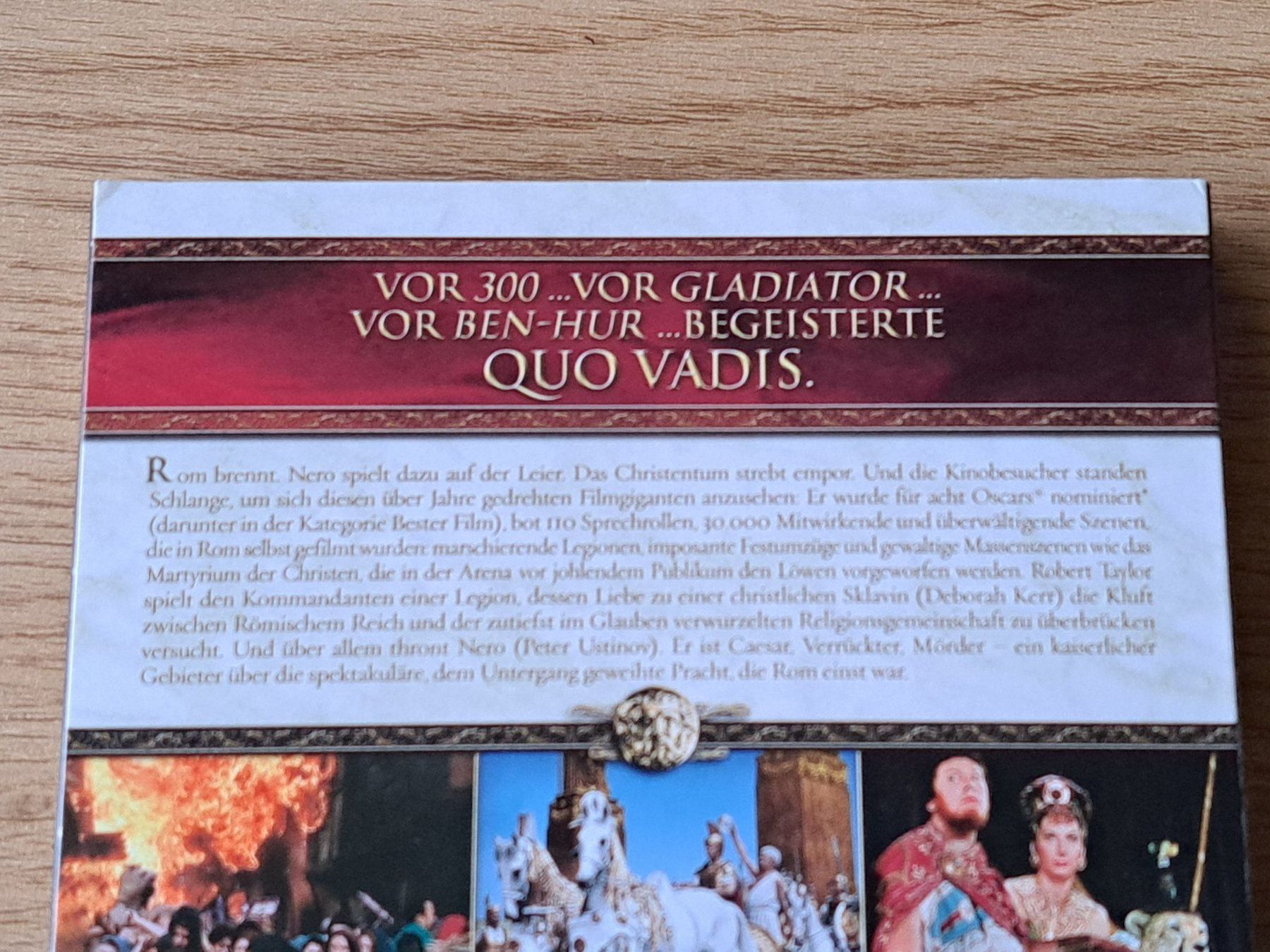 Tutti i DVDs: DVD Quo Vadis, 2-Disc Special Edition mit extra Schuber – Usato da Unterseen venduto da Kanica 2