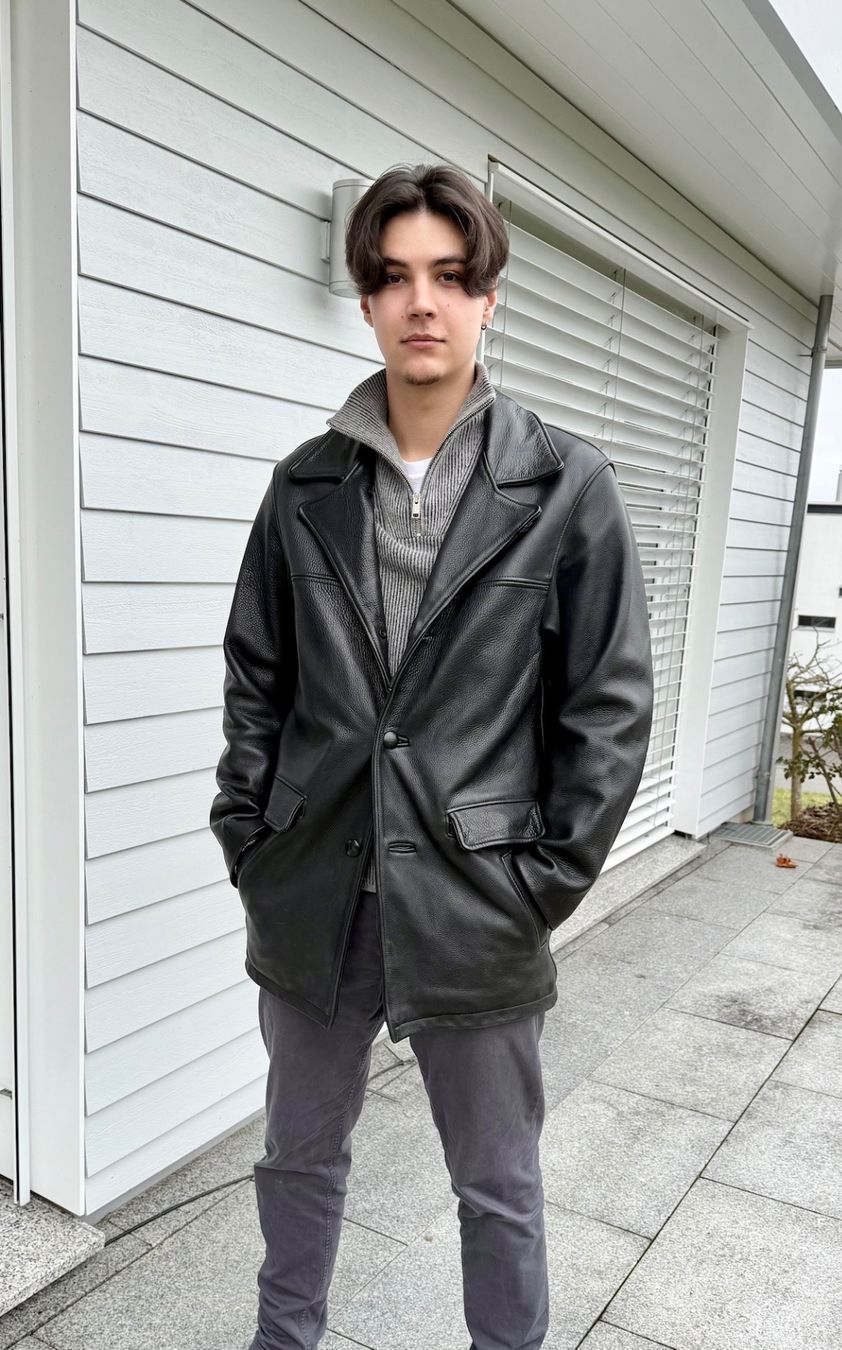 Giacche: Lederjacke aus Kanadischem Elchleder – Nuovo (secondo la descrizione) da ALPNACH DORF venduto da yayanou 1