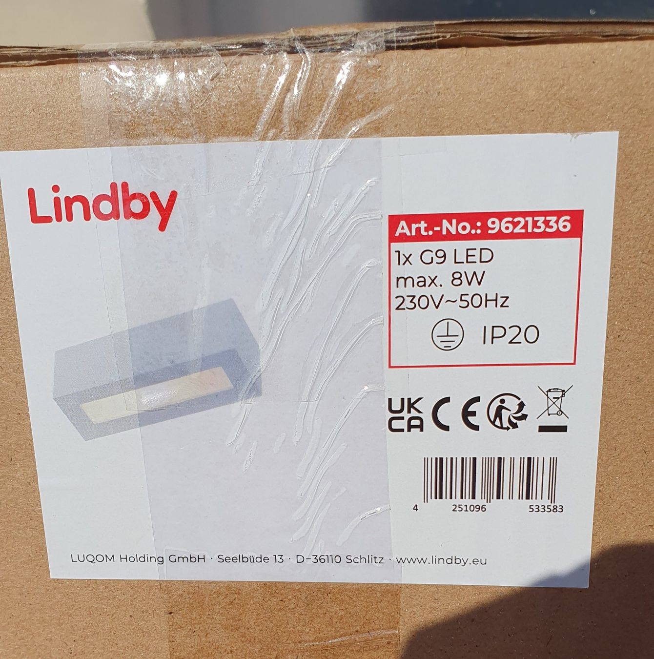 Lampade: Lampe applique murale Lindby – Nuovo e nell'imballaggio originale da Servion venduto da meno999