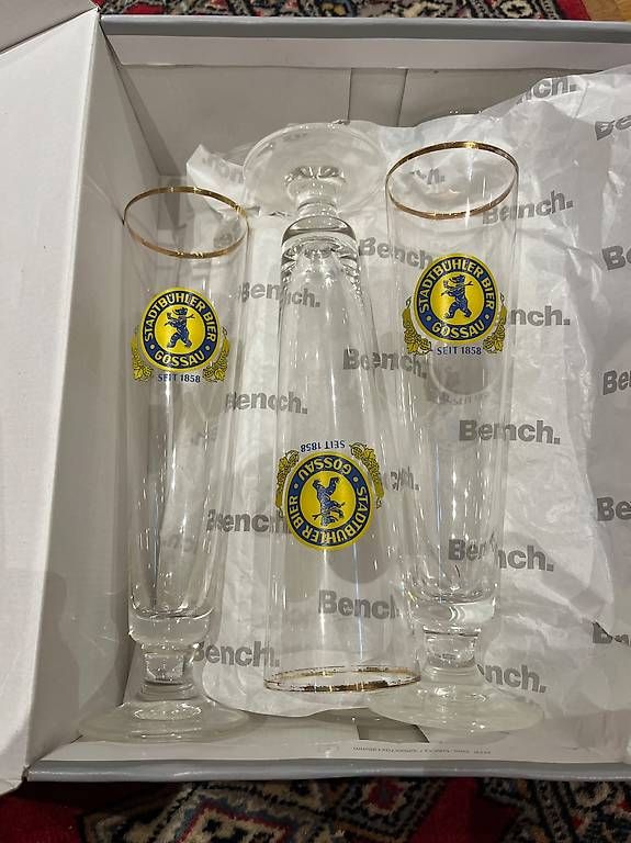 Gläser: 7 Biergläser Stange – Gebraucht aus Andwil SG von Chrismes 1