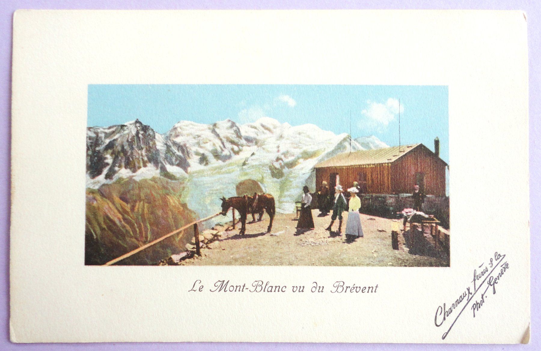 Cartoline postali: Le Mont-Blanc vu du Brévent – Usato da Fétigny venduto da Billy2miny