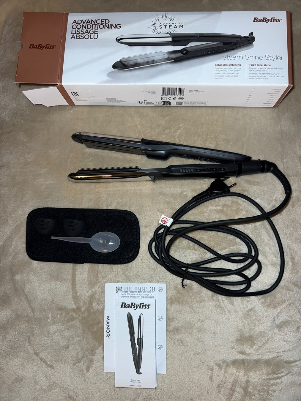 BaByliss Lockenstäbe & Haarglätter: Neuwertiger Babyliss Advanced Steam – Gebraucht aus Dänikon ZH von FicusLyrata 1