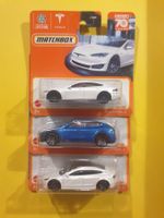 3 x Matchbox TESLA MODELLE