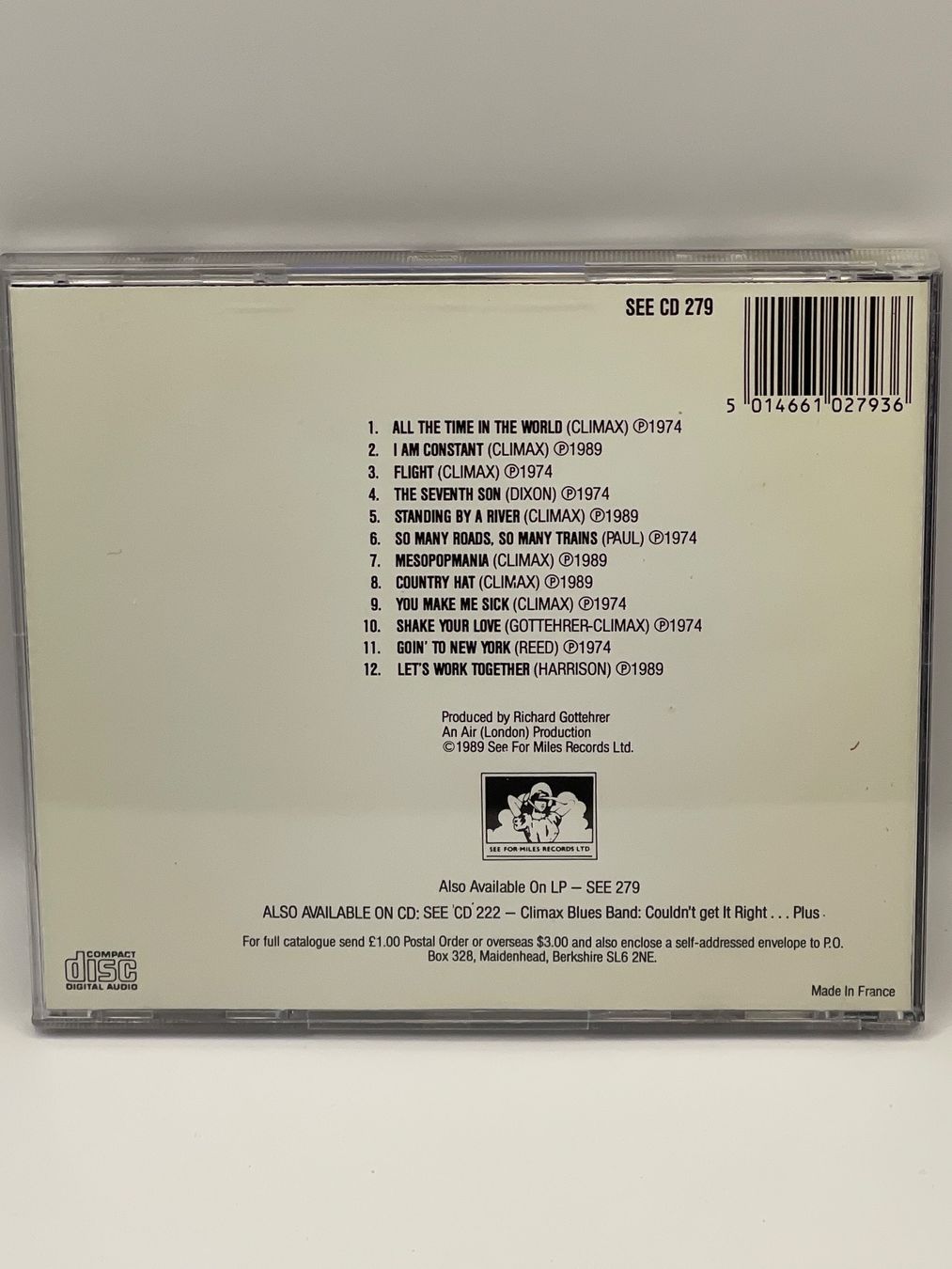 CD: Climax Blues Band - Live – Usato da Rüti ZH venduto da alumedien 1