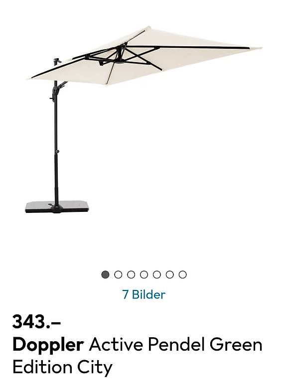 Parasols: Sonnenschirm - Ampelschirm von Doppler – D'occasion à Gümligen par sale3001 3