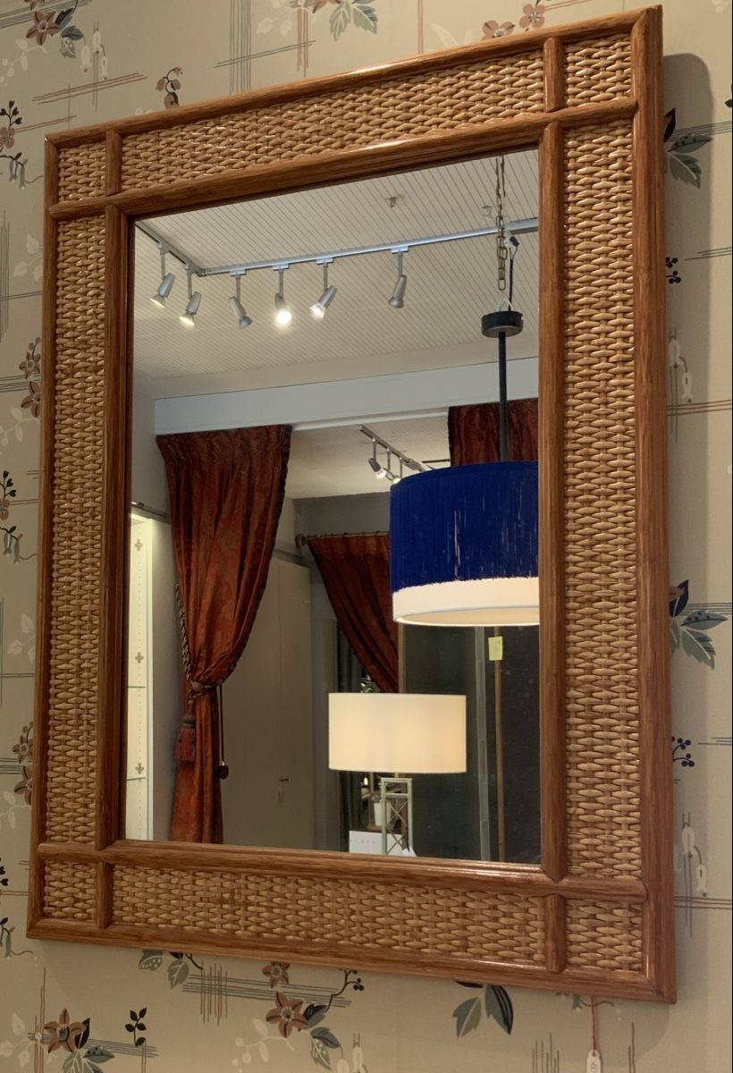 Miroirs: Miroir en bambou et rotin – D'occasion à rolle par Tontonjulot