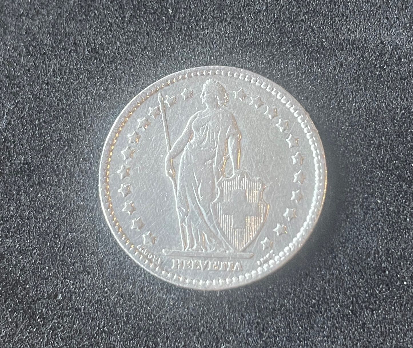 Alle Münzen: 1 Franken Silber 1903 Vorz - Unz – Gebraucht aus Les Bayards von Kreuch 1