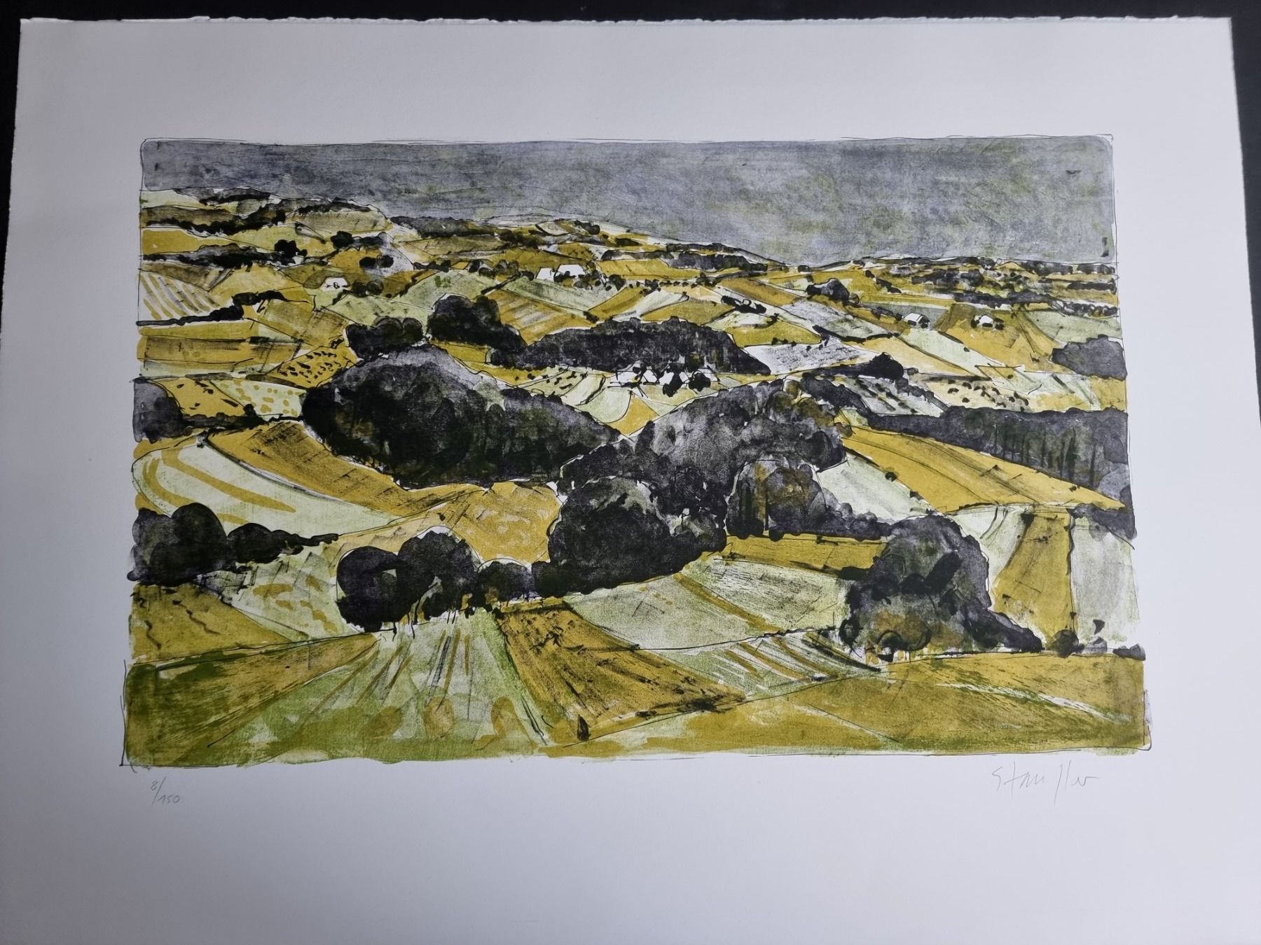 Grafica & Litografie: BODO STAUFFER LITHOGRAPHIE SIGNIERT NUMMERIERT – Usato da Gersau venduto da kunst-online