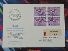 CL28 Enveloppe + Timbre Suisse 1973