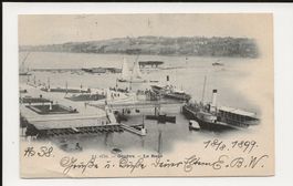 AK 1899 Genf / Genève La Rade mit Schiffen