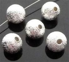 3 Stardust Luxusperlen platin Farbe 6mm