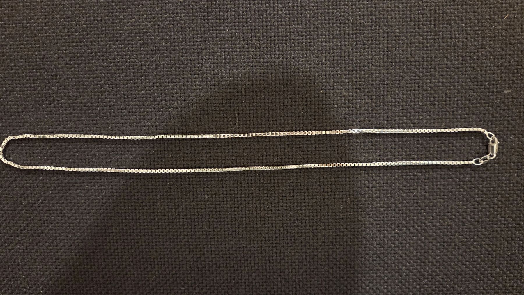 Catenine: Silber Kette 45cm rhodiniert – Nuovo (secondo la descrizione) da Siebnen venduto da Bdieti 1