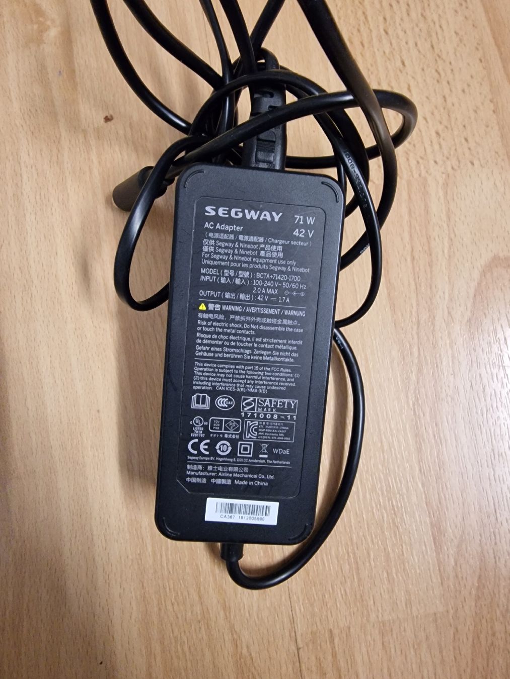 Segway Caricabatterie: segway charger  – Usato da Buchs ZH venduto da KSK07 1